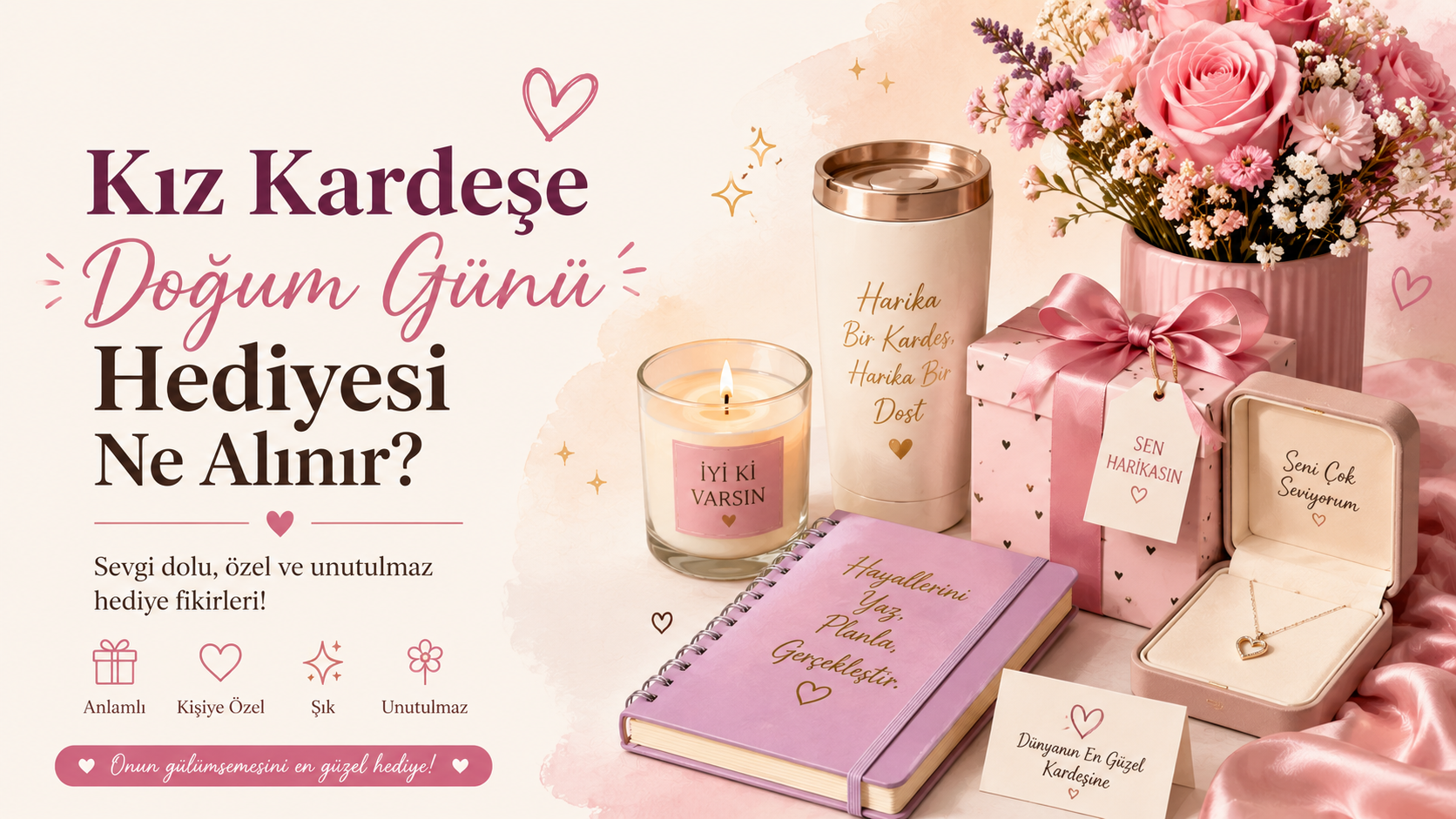 Kız Kardeşe Doğum Günü Hediyesi Ne Alınır?
